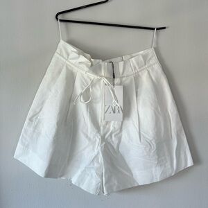 ✨ NWT White Linen Shorts